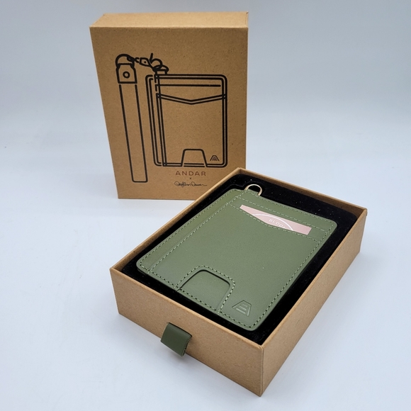 New Andar The Denner Wallet Olive - Picture 5 of 5